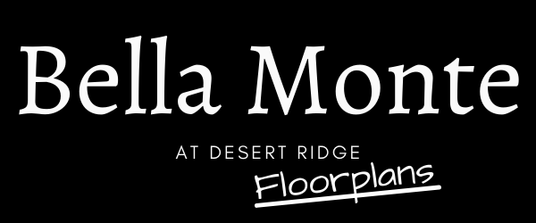 Bella Monte Floorplans