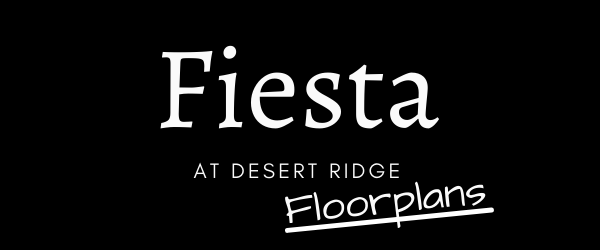 Fiesta Floorplans